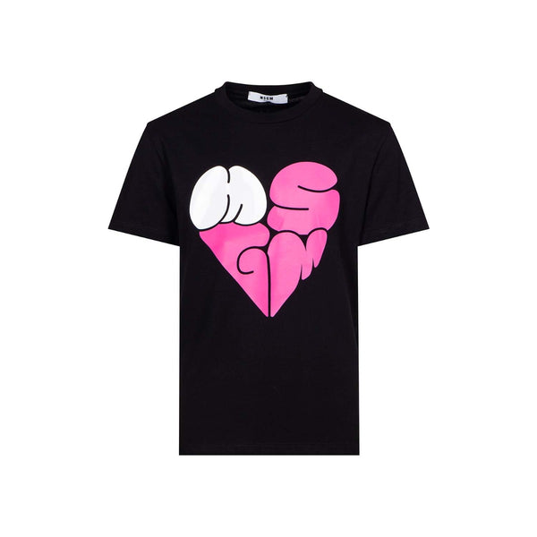 Girls Black T-shirt Jersey