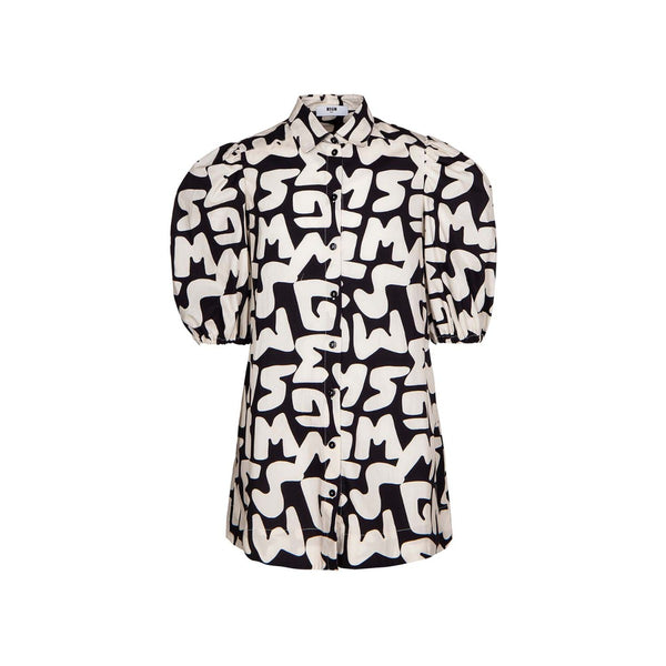 Girl Vestito Popeline Logo Shirt Dress