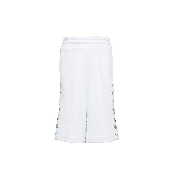 Girls Panelled Zigzag-Print Jogger