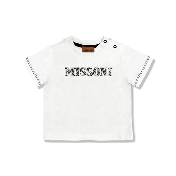 Baby Unisex White Cotton T-Shirt