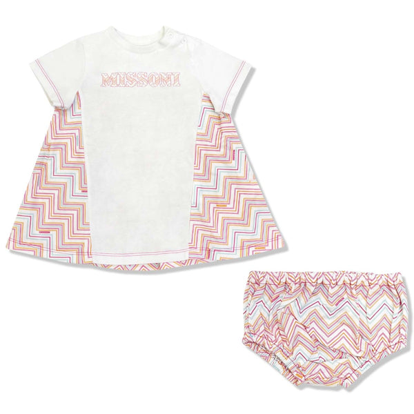 Baby Girls Logo-Print Cotton Dress Set