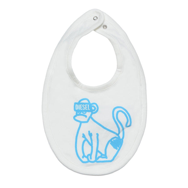 Baby Boys Monkey Print Bib