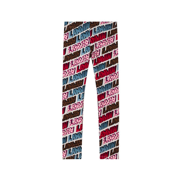 Logo Print High Waist Legging