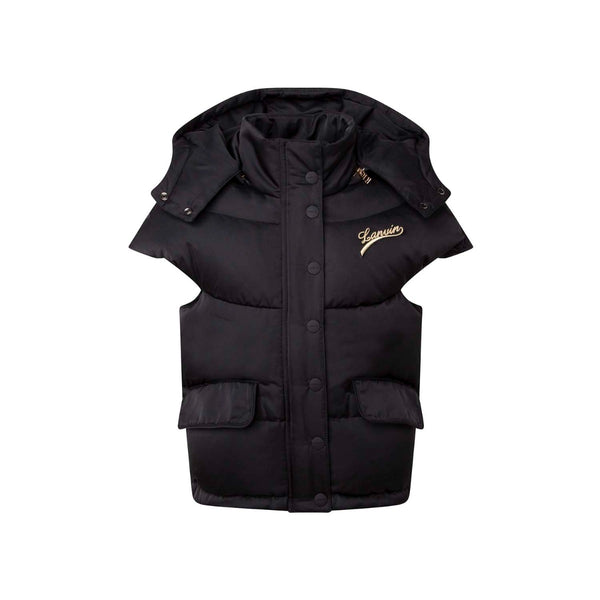 Embroidered Logo Puffer Vest