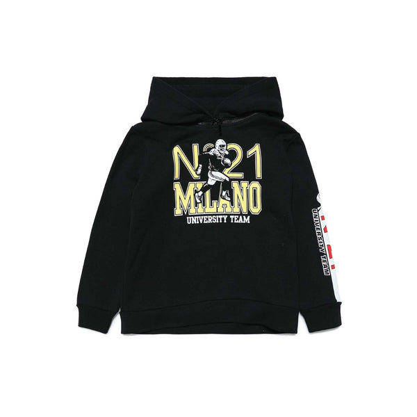 Black-Hooded-Sweatshirt-With-College-Style-Print