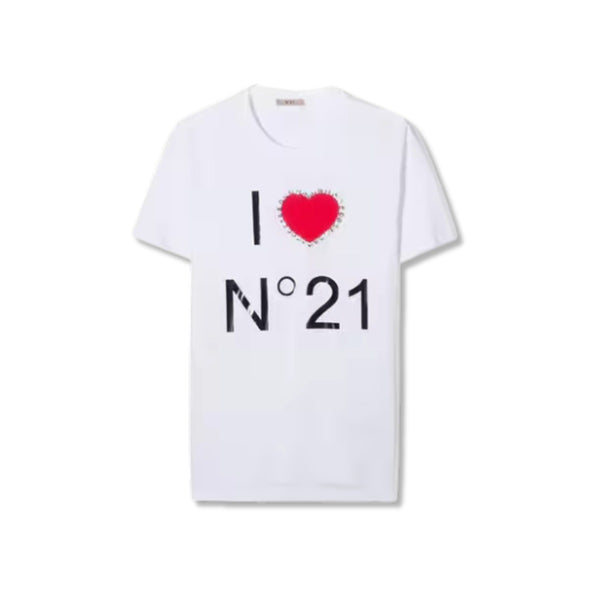 Crystal Embellished Logo T-shirt