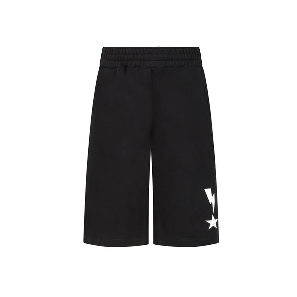 Thunderbolt Print Shorts