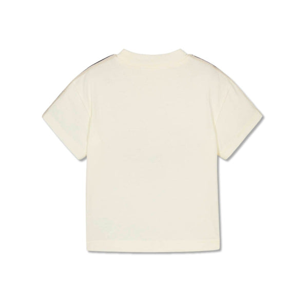 Boys Ivory Logo-Print Cotton T-Shirt