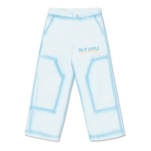 Boys Denim Blue Spray Straight-Leg Jeans