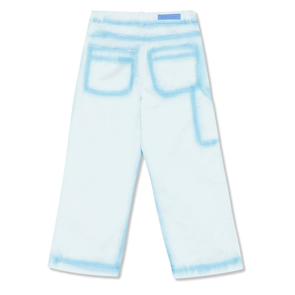 Boys Denim Blue Spray Straight-Leg Jeans