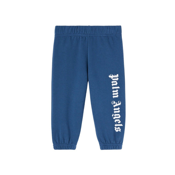 Baby Boys Navy Blue Over-Logo Jogger
