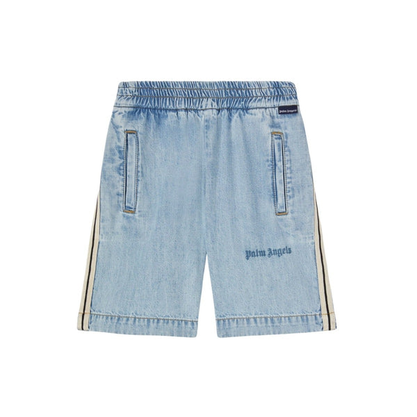 Boys Denim Blue Chambray Shorts