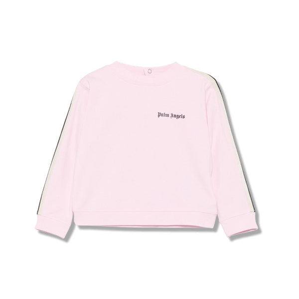 Baby Girls Logo-Print Side Stripe Sweatshirt
