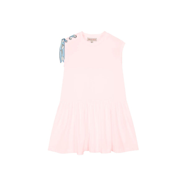 Girls Pink Organic Cotton T-Shirt Dress