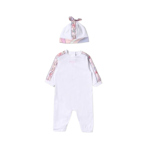 Baby Girls Abstract Print Babygrow Set