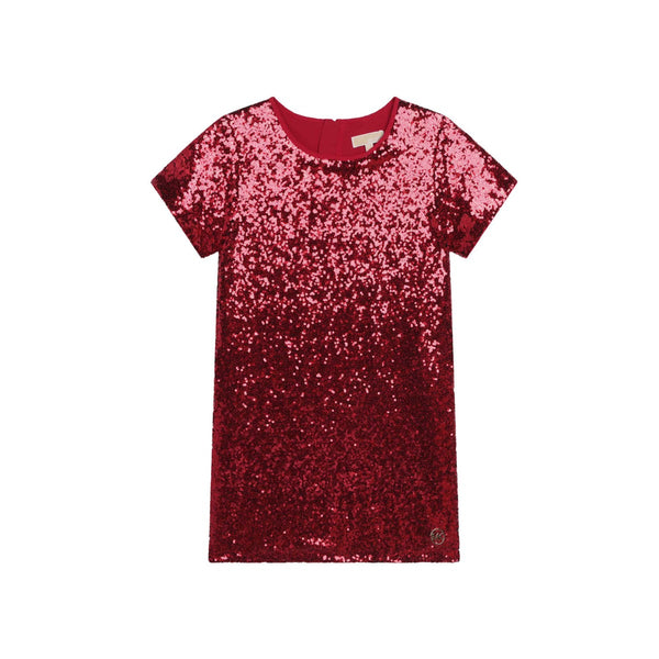 Red Stone Studded Dress
