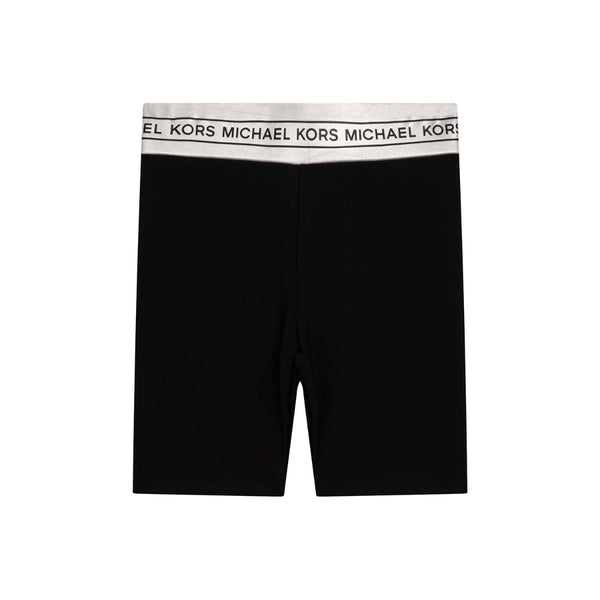 Black Logo Cycling Shorts