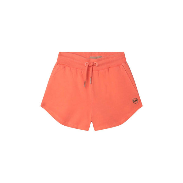 Girls Orange Logo Shorts