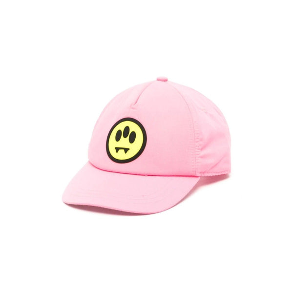 Unisex Pink Logo-Print Cap