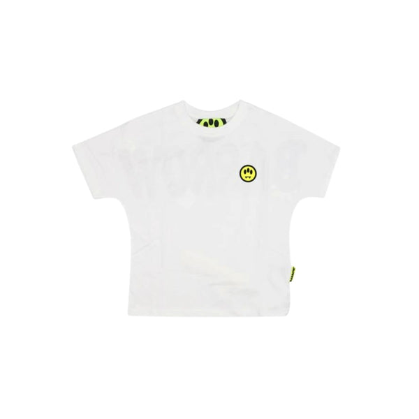 Unisex White Logo-Print Cotton T-Shirt