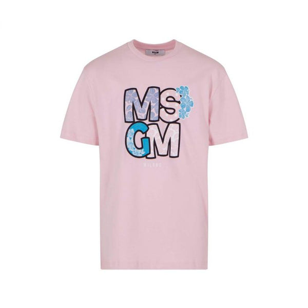 Girls Pale Pink Cotton T-Shirt