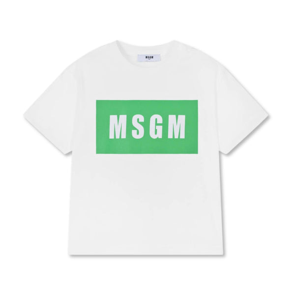 Unisex White Logo-Print Cotton T-Shirt