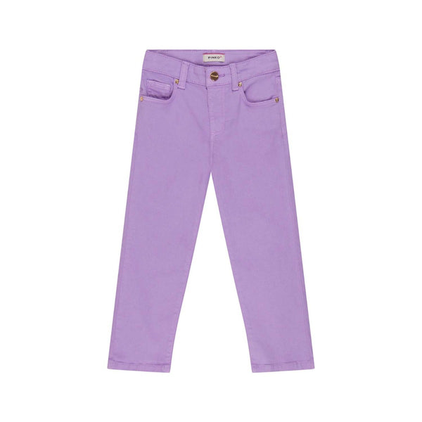 Girls Purple Denim Jeans