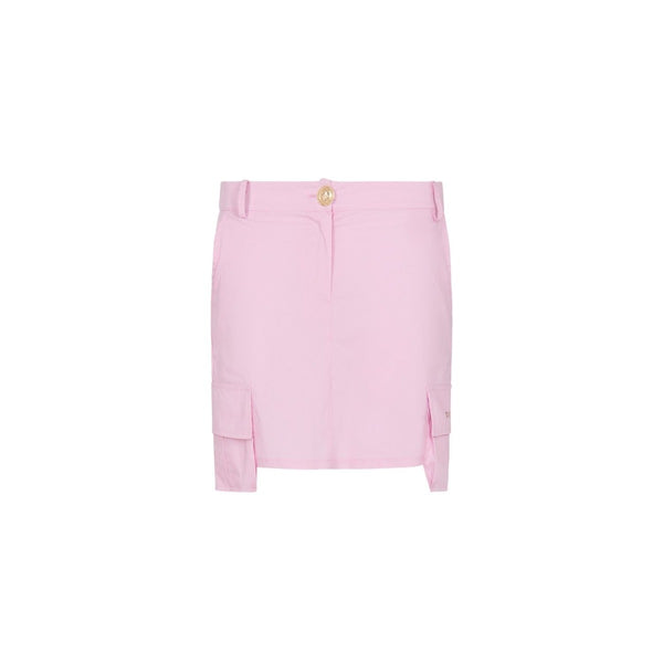 Girls Pink Side Pockets Skirt