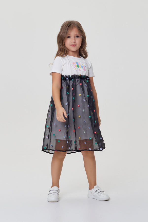 premium dresses for girls trendy designs Vividxx Dress For Girls Trendy Girls Dresses For Any Occasion For Everyday Wear Stylish Comfortable Design For Young Fashionistas 6-7 Years