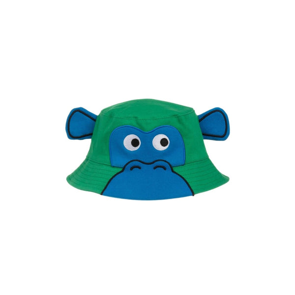 Baby Boys Green Monkey Bucket Hat