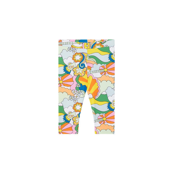 Stella Graphic-Print Straight-Leg Leggings