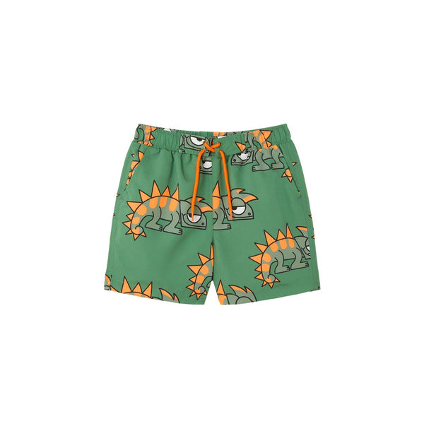 Boys Green Gecko Swim Shorts