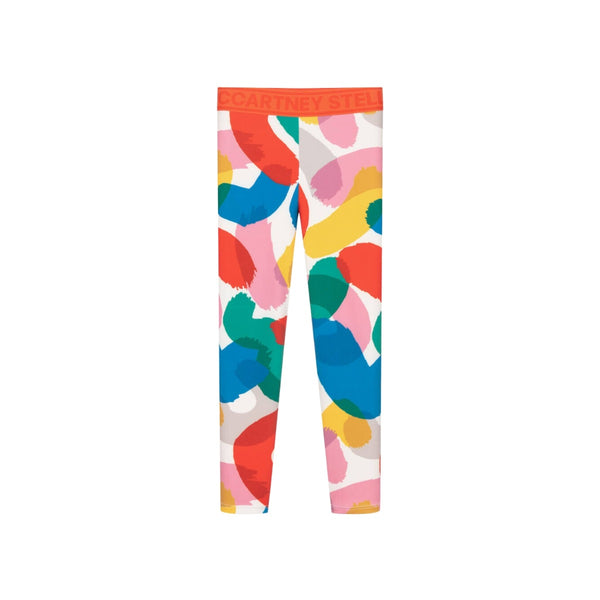 Girls Multi-Color Scribble Print Leggings