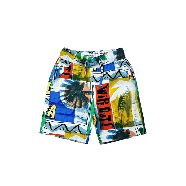 Boys Multi-Color Printed Shorts