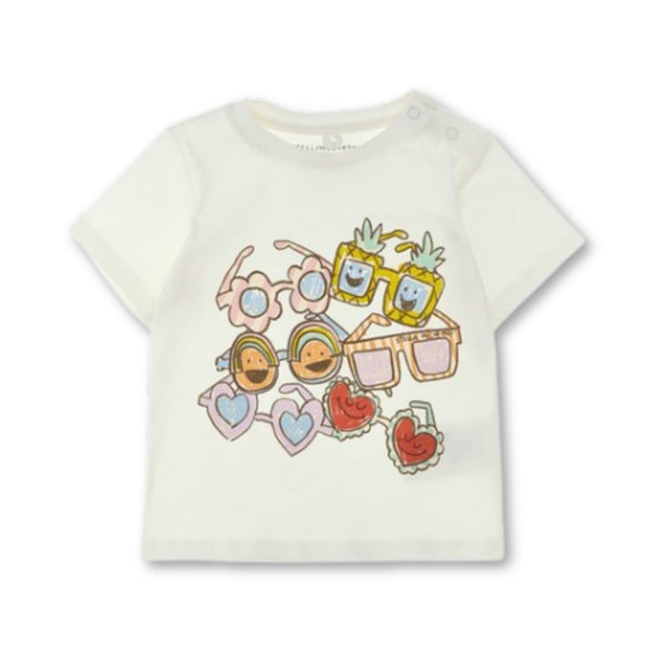 Baby Unisex Sunglasses Doodle-Print T-shirt