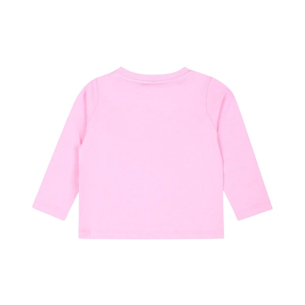 Baby Girls Pink Animal-Print T-Shirt