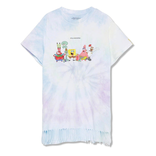 Girl Blue Tie-Dye SpongeBob SquarePants Dress