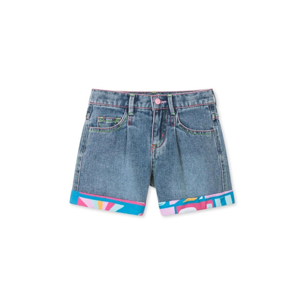 Girls Blue Denim Shorts
