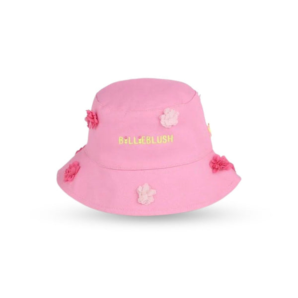 Girls Pink Logo-Patch Hat