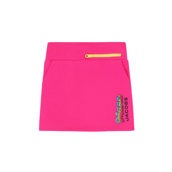 Girls Pink Logo Skirt