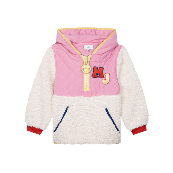 Pink & Ivory Fleece Hoddie