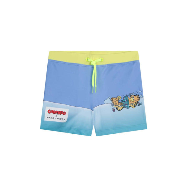 Boys Garfield Cartoon Print Swim Short