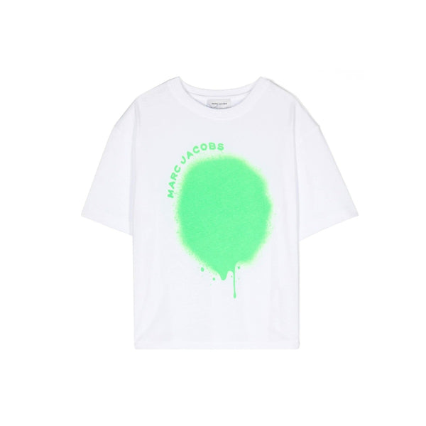 Kids White Logo-Print T-Shirt