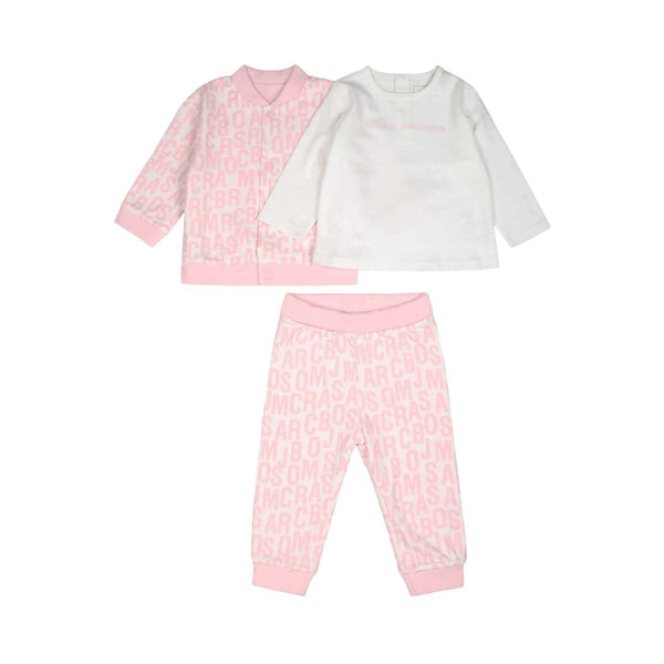 Baby Girls Monogram-Pattern Tracksuit