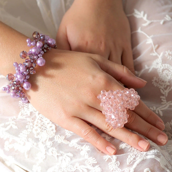 The My Love Heart Crystal Designer Girls Ring