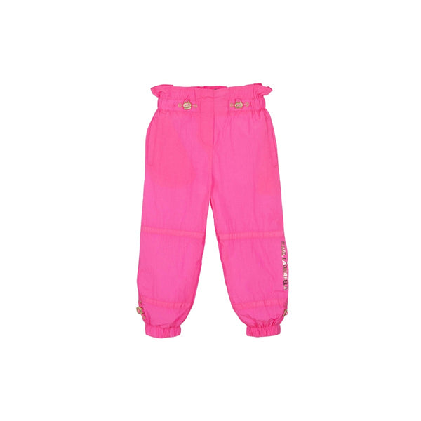 Girls Pink & Gold Logo Trousers